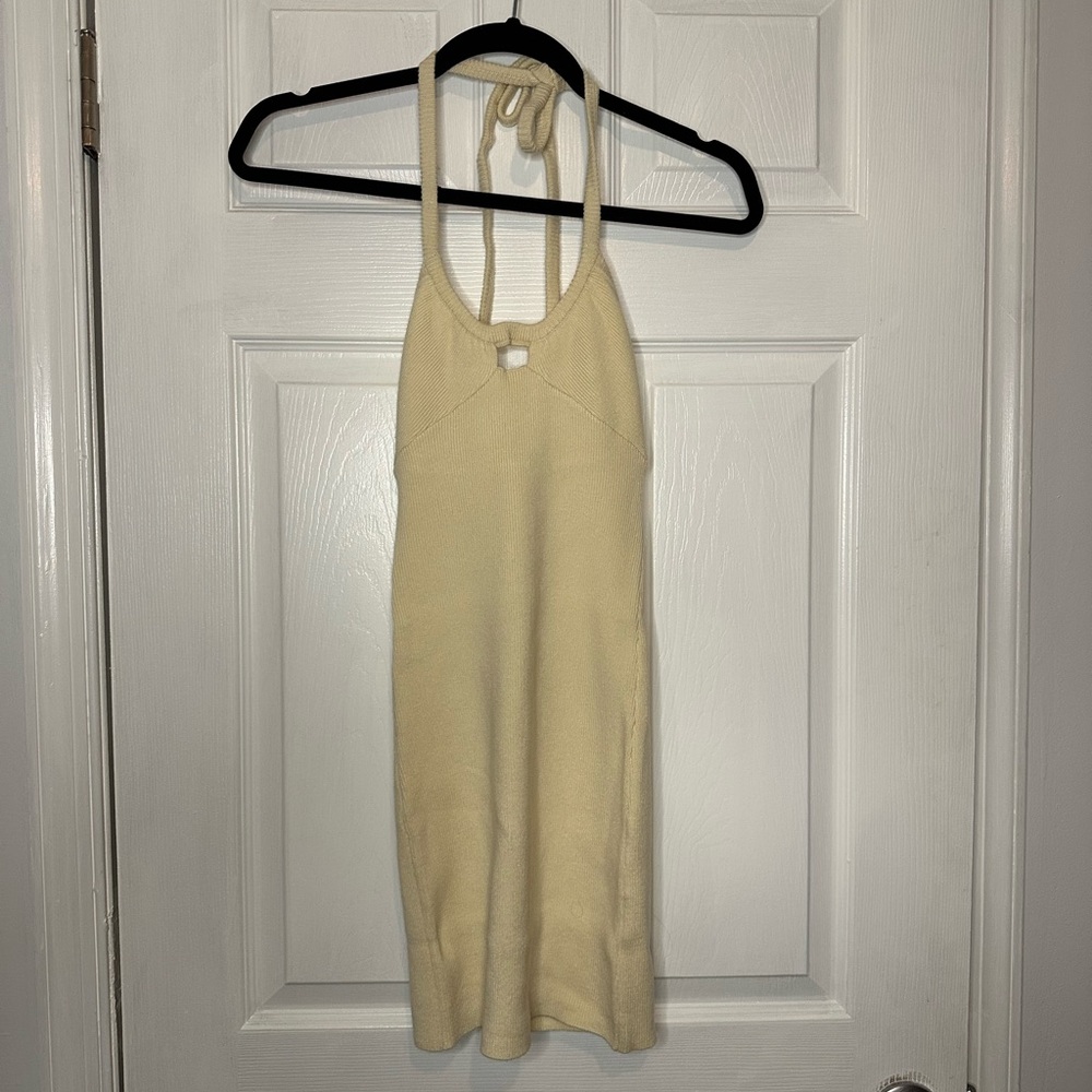 For Love And Lemons Cream Knit Dress XS NWT - Picture 1 of 9
